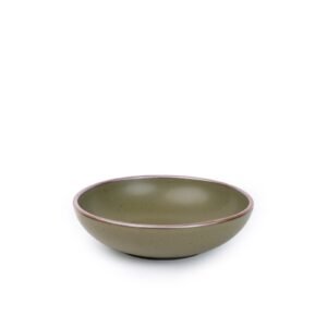 Vellax Supply daily bowl in Pine Green, glazed stoneware