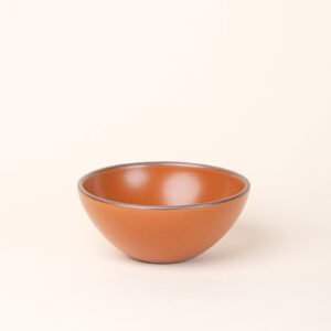 Vellax Supply soup bowl in Ember, glazed stoneware