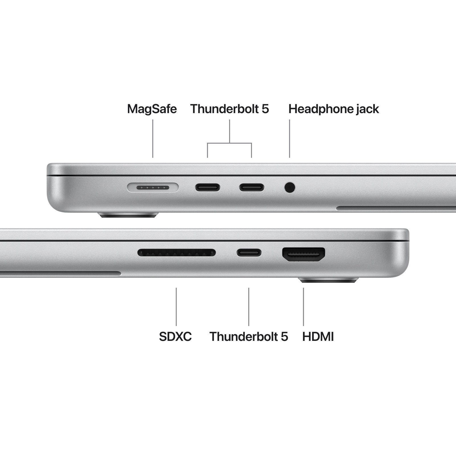 16-inch MacBook Pro with M5 Pro or Max - Nano-texture Display - Silver