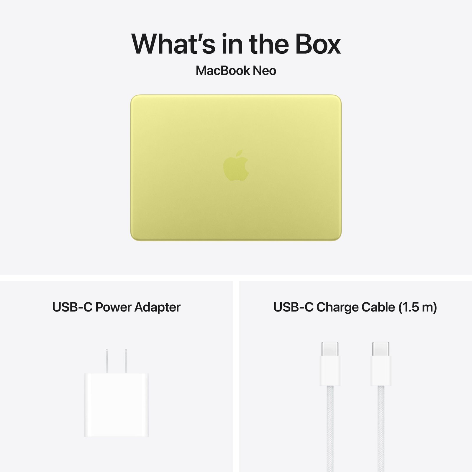 MacBook Neo - 512GB Storage - Magic Keyboard with Touch ID - Citrus