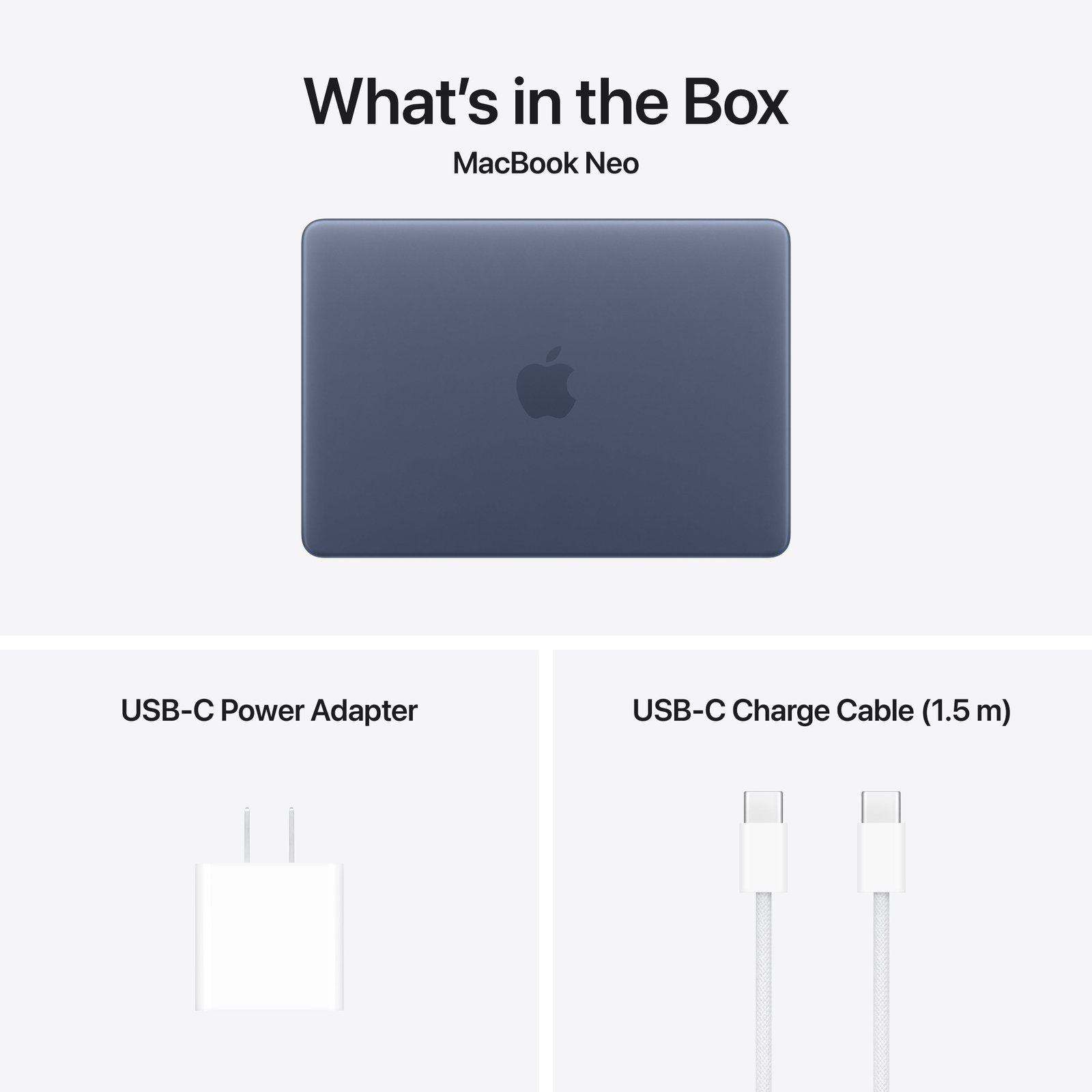 MacBook Neo - 512GB Storage - Magic Keyboard with Touch ID - Indigo