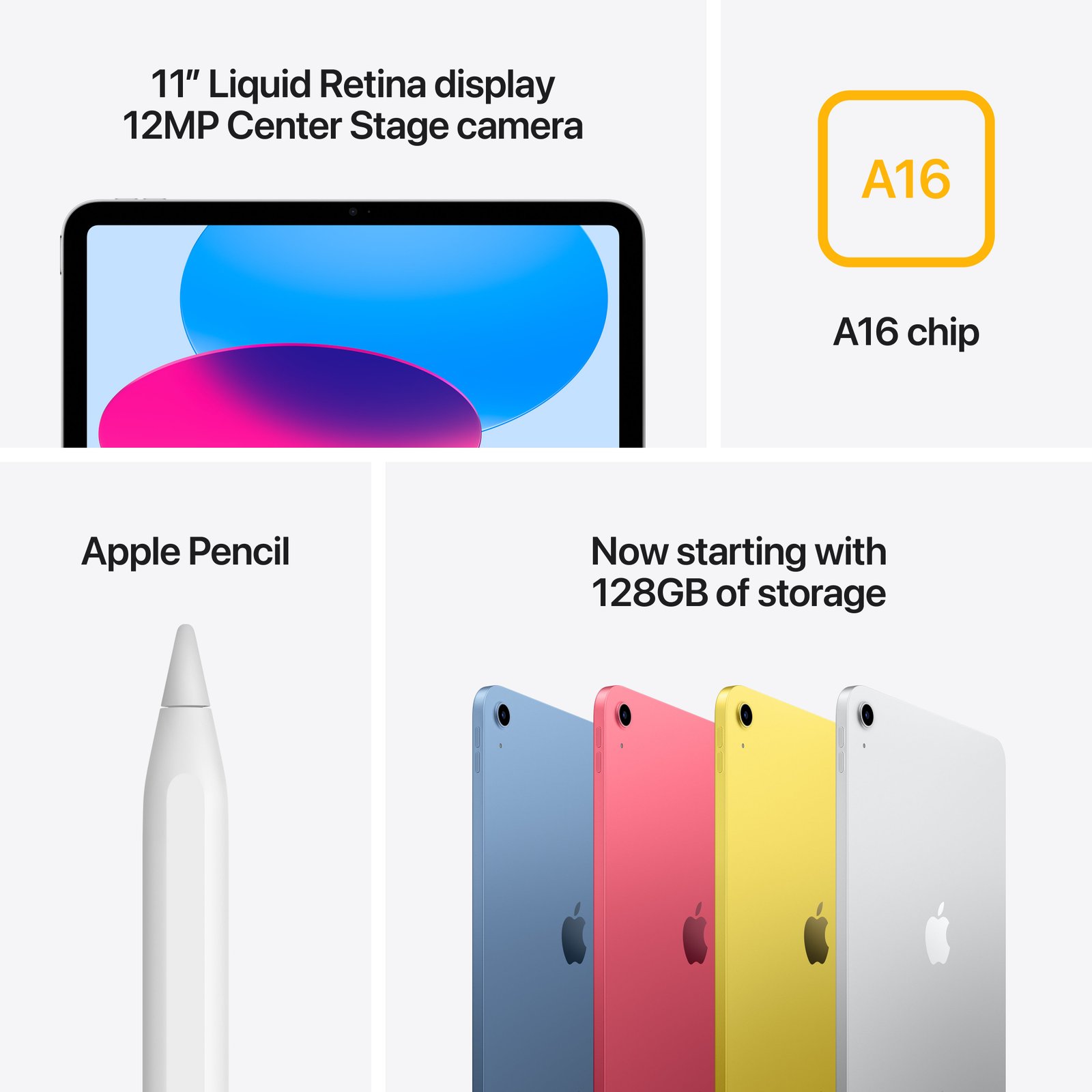 iPad (A16) - 128GB Storage - Wi-Fi
