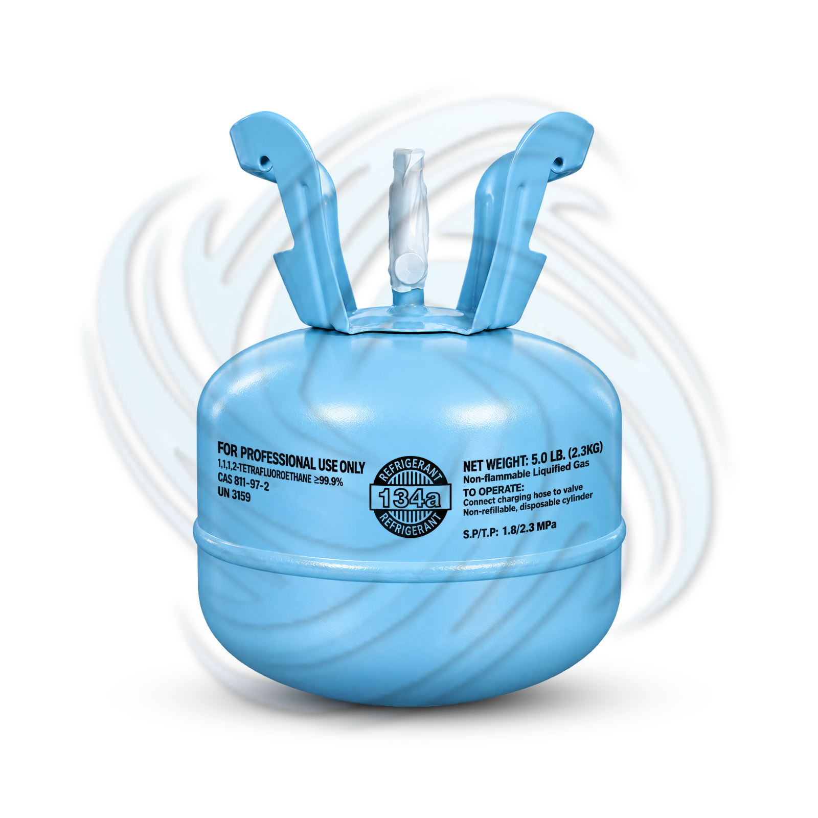 5 lb R134A Refrigerant Cylinder for Automotive A/C & Refrigeration - Image 3