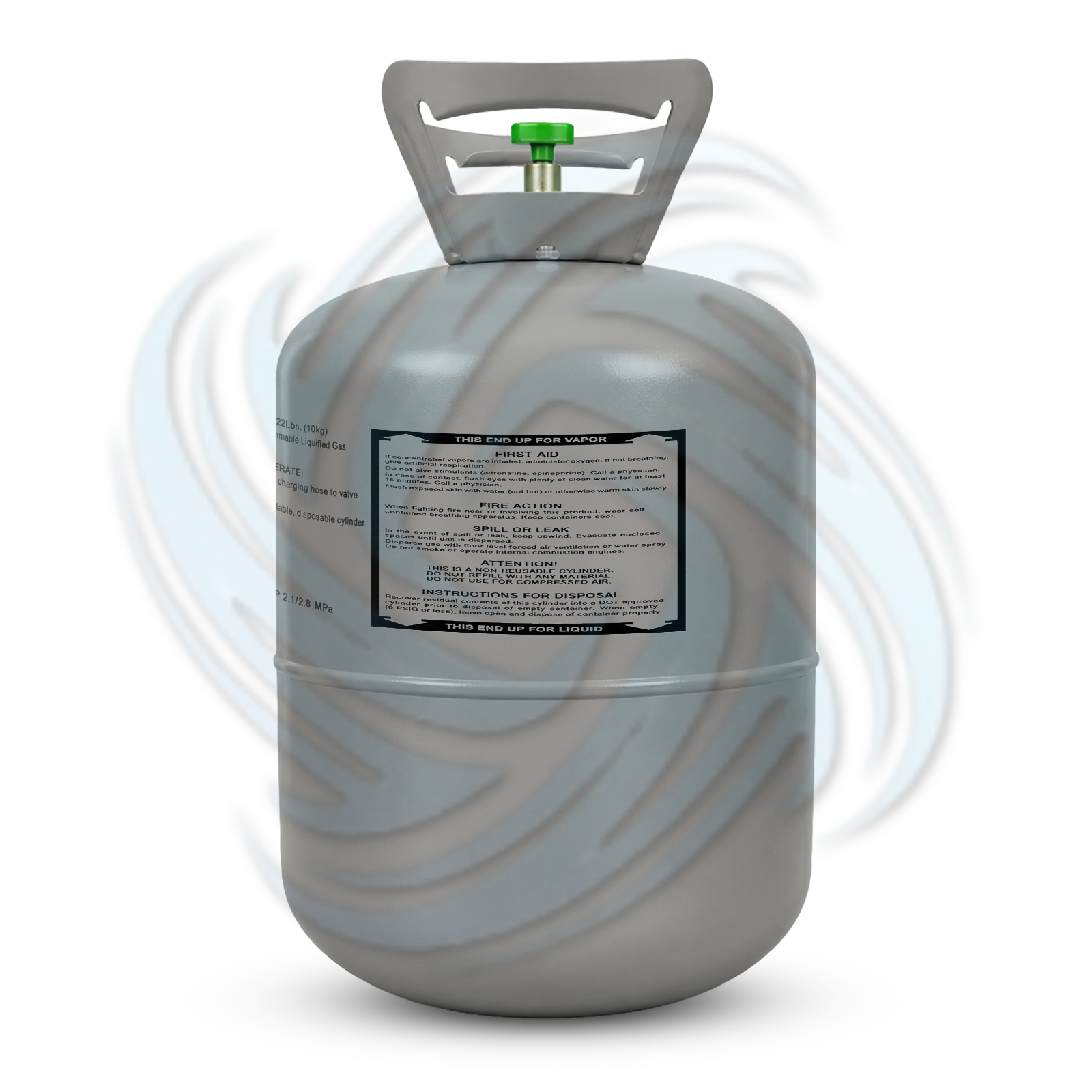 25 lb R449A Refrigerant Cylinder for Commercial Refrigeration - Image 4