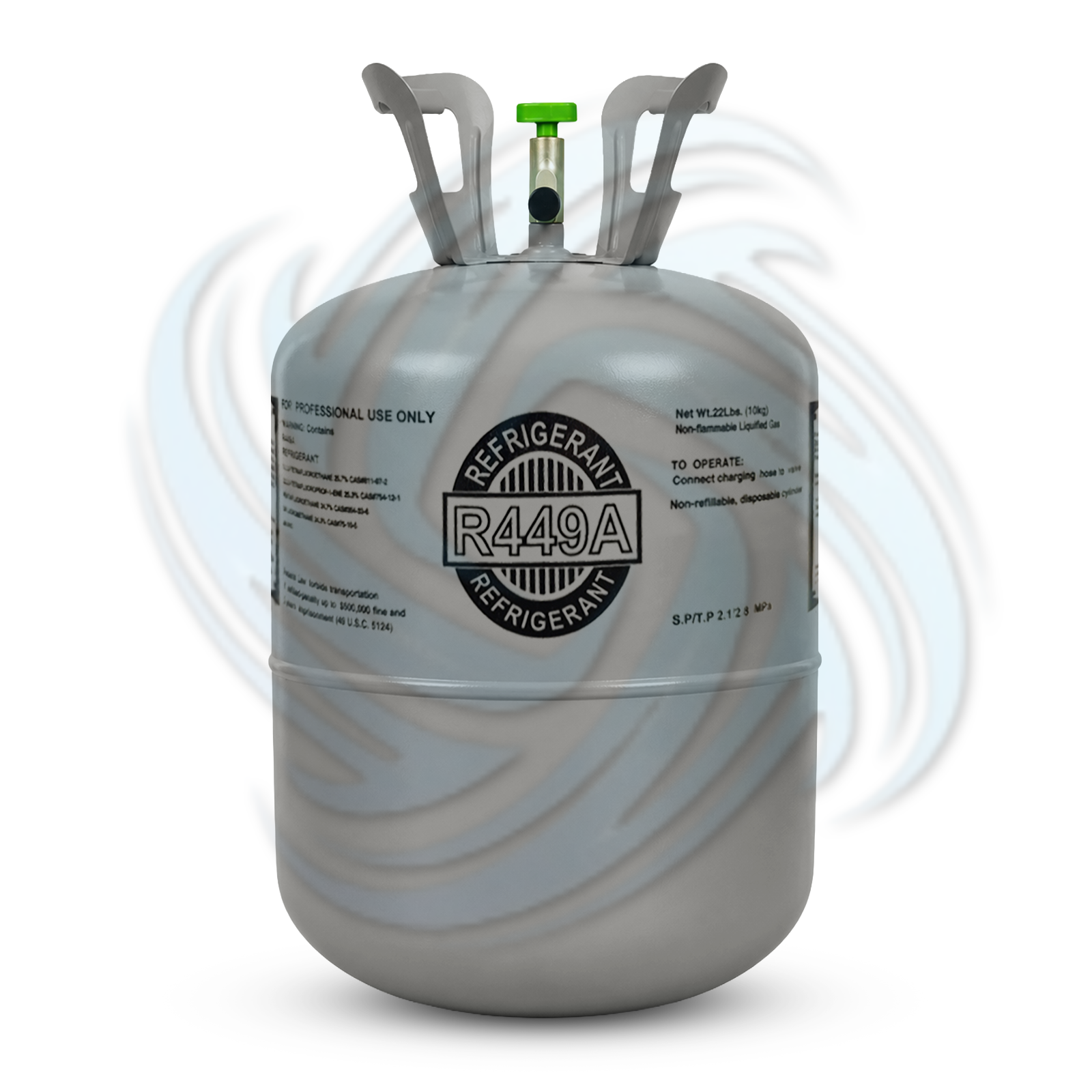 25 lb R449A Refrigerant Cylinder for Commercial Refrigeration - Image 3