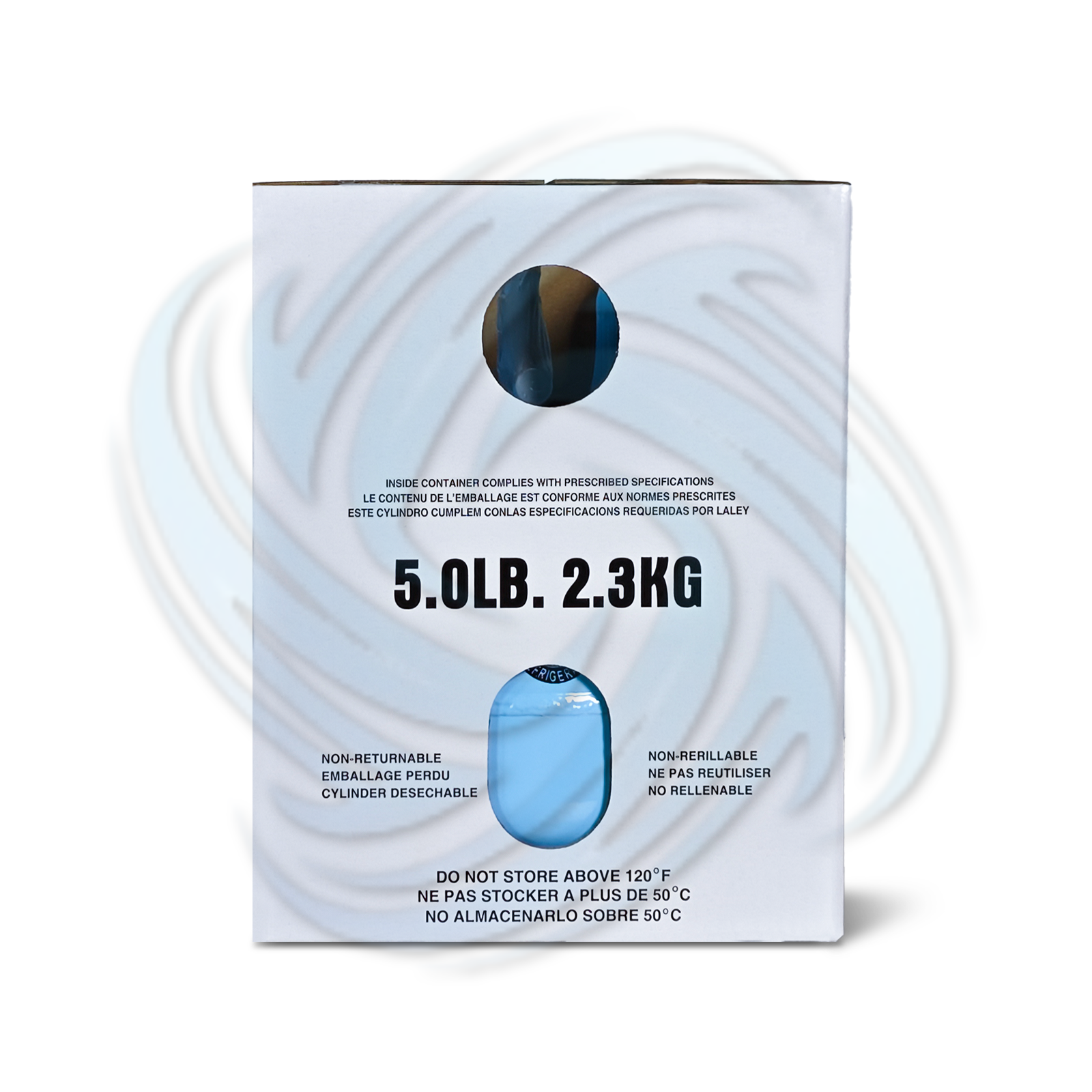 5 lb R134A Refrigerant Cylinder for Automotive A/C & Refrigeration - Image 5