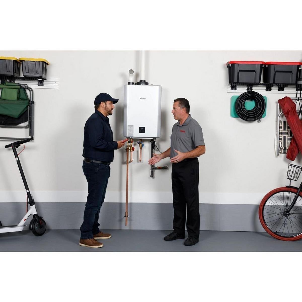 Rinnai SENSEI™ RXP Series 199 MBH Smart Indoor Condensing Natural Gas/Propane Tankless Water Heater with Pump - Image 5